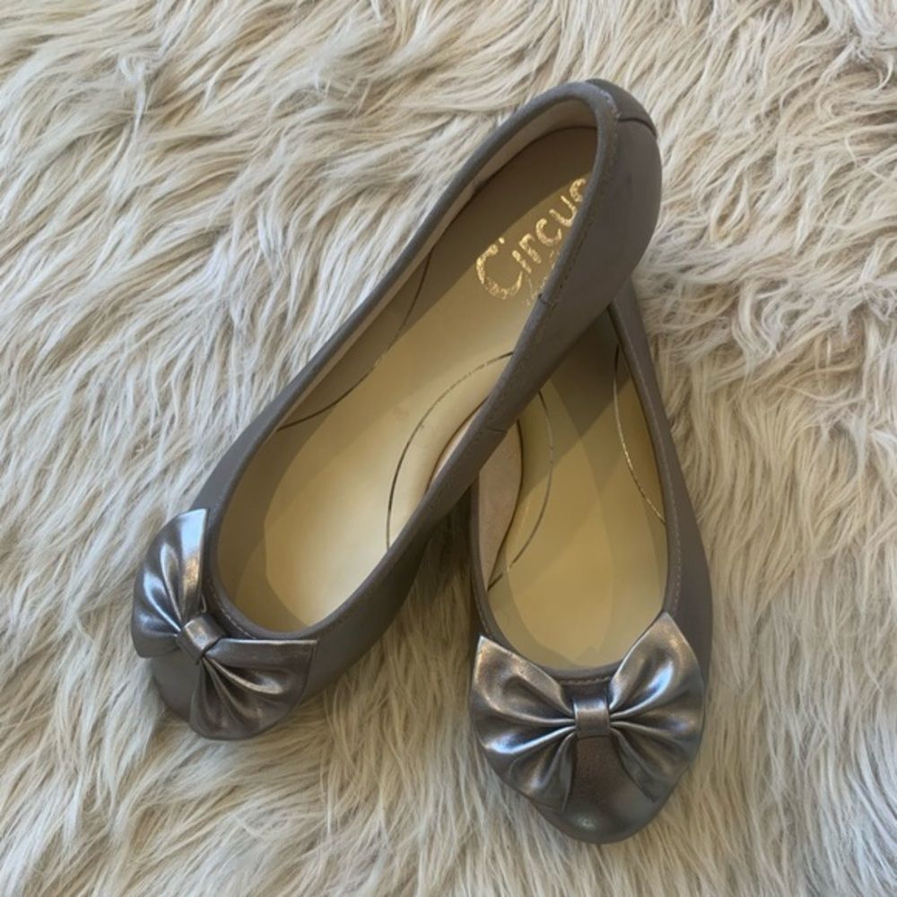 Sam Edelman Circus Metallic Bow Flats